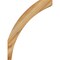 Ekena Millwork 6"W x 18"D x 24"H Thorton Rough Sawn Knee Brace, Western Red Cedar BRC06X18X24THR00RWR - alternate 4
